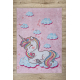 JUNIOR 51855.804 washing carpet Unicorn for children anti-slip - pink - SECOND-RATE PRODUCT