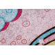 JUNIOR 51855.804 washing carpet Unicorn for children anti-slip - pink - SECOND-RATE PRODUCT