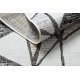 Carpet SISAL COOPER Mosaic 22208 ecru / black - SECOND-RATE PRODUCT