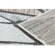 Teppich SISAL COOPER Mosaik 22208 ecru / schwarz - DRUHÝ VÝROBEK