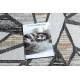 Teppich SISAL COOPER Mosaik 22208 ecru / schwarz - DRUHÝ VÝROBEK