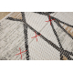 Teppich SISAL COOPER Mosaik 22208 ecru / schwarz - DRUHÝ VÝROBEK