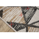 Teppich SISAL COOPER Mosaik 22208 ecru / schwarz - DRUHÝ VÝROBEK