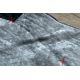 BAMBINO 2139 circle washing carpet Football for children anti-slip - black / white - SECOND-RATE PRODUCT