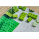 BAMBINO 38480 Waschteppich Baukasten für Kinder Anti-Rutsch - grau / gelb - ZWEITKLASSIGES PRODUKT