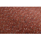 Fitted carpet KINGSTON Zigzag terracotta 