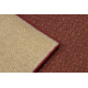 Fitted carpet KINGSTON Zigzag terracotta 
