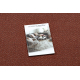 Fitted carpet KINGSTON Zigzag terracotta 
