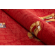 Fitted carpet FOCUS geometric cardinal red