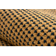 Fitted carpet DERBY 51 yellow / blue