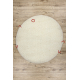 Fitted carpet circle PROMO SHAGGY Twister cream - SECOND-RATE PRODUCT