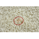 Fitted carpet circle PROMO SHAGGY Twister cream - SECOND-RATE PRODUCT