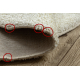 Fitted carpet circle PROMO SHAGGY Twister cream - SECOND-RATE PRODUCT