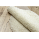 Fitted carpet circle PROMO SHAGGY Twister cream - SECOND-RATE PRODUCT