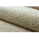 Fitted carpet circle PROMO SHAGGY Twister cream - SECOND-RATE PRODUCT