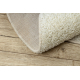 Fitted carpet circle PROMO SHAGGY Twister cream - SECOND-RATE PRODUCT