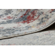 DISTIN 0123A rosa / pudder / hvitt moderne teppe, loper - Abstraksjon, vintage, frynser