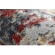 DISTIN 0123A vaaleanpunainen / puuteri / valkoinen moderni matto, Juoksija - vintage, hapsut