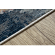 DISTIN 0144B white / rose / powder modern carpet, runner - Abstraction, vintage, fringes