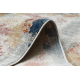DISTIN 0144B white / rose / powder modern carpet, runner - Abstraction, vintage, fringes