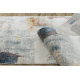 DISTIN 0144B wit / roze / poeder modern tapijt, loper - Abstractie, vintage, franjes