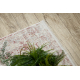 DISTIN 0828A pink / powder / white modern carpet, runner - Abstraction, vintage, fringes