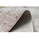 DISTIN 0828A pink / powder / white modern carpet, runner - Abstraction, vintage, fringes