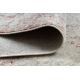 DISTIN 0828A pink / powder / white modern carpet, runner - Abstraction, vintage, fringes