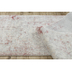 DISTIN 0828A pink / powder / white modern carpet, runner - Abstraction, vintage, fringes