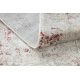 DISTIN 0828A rosa / puder / weiß moderner Teppich, Läufer - Abstraktion, Vintage, Fransen