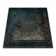 Wool carpet OMEGA MAMLUK Square - Rosette vintage dark blue
