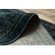 Wool carpet OMEGA MAMLUK Square - Rosette vintage dark blue
