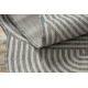 Covor organic din sisal 1835 Geometric ecru / gri – natural, modern, formă neregulată