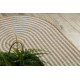 Tapis en sisal ORGANIC 1835 Géométrique écru / naturel – forme irrégulière moderne