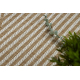 Tapis en sisal ORGANIC 1835 Géométrique écru / naturel – forme irrégulière moderne
