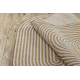Tapis en sisal ORGANIC 1835 Géométrique écru / naturel – forme irrégulière moderne