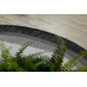 ORGANIC 2125 sisal preproga Kamen ecru / črna – naravna, moderna nepravilna oblika