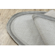 Tapete de sisal ORGANIC 2125 Pedra cru / cinzento – natural, moderno, formato irregular