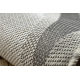 Tapete de sisal ORGANIC 2125 Pedra cru / cinzento – natural, moderno, formato irregular