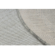 Tapete de sisal ORGANIC 2125 Pedra cru / cinzento – natural, moderno, formato irregular