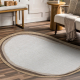 ORGANIC 2125 sisal preproga Kamen ecru / naravna – moderna nepravilna oblika
