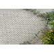ORGANIC 2125 sisalmatt Sten ecru / naturlig – modern oregelbunden form
