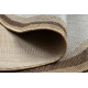 ORGANIC 2125 sisalmatt Sten ecru / naturlig – modern oregelbunden form