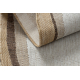 ORGANIC 2125 sisalmatto Kivi ecru / luonnollinen – moderni epäsäännöllinen muoto