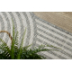Tapete de sisal ORGANIC 2131 Geométrico cru / cinzento – natural, moderno, formato irregular