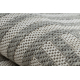 Tapete de sisal ORGANIC 2131 Geométrico cru / cinzento – natural, moderno, formato irregular