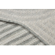 Tapete de sisal ORGANIC 2131 Geométrico cru / cinzento – natural, moderno, formato irregular
