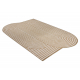 Alfombra de sisal ORGÁNICA 2131 Geométrica crudo / natural – moderna, forma irregular