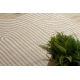 Alfombra de sisal ORGÁNICA 2131 Geométrica crudo / natural – moderna, forma irregular