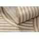 ORGANIC 2131 sisalový koberec Geometric ecru / prírodné – moderný nepravidelný tvar